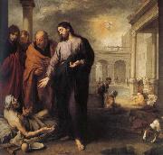 Bartolome Esteban Murillo Jesus, those who treat paralysis Germany oil painting artist